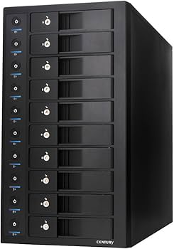 Century 裸族のスカイタワー10Bay CRST1035U32CIS Amazon | センチュリー 裸族のスカイタワー 10Bay IS 独立電源